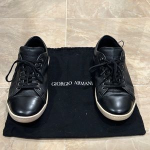 Authentic Giorgio Armani Sneakers - Black/White - Size 9